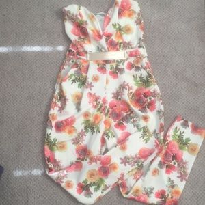 Floral jumpsuit